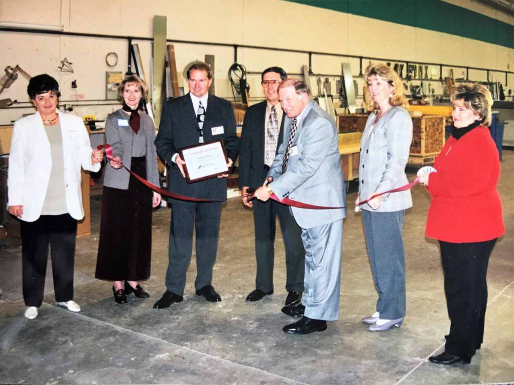 Ribbon Cutting ceremony at Creative Surfaces