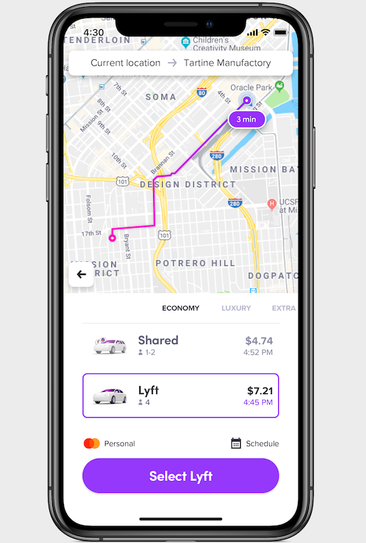Lyft app