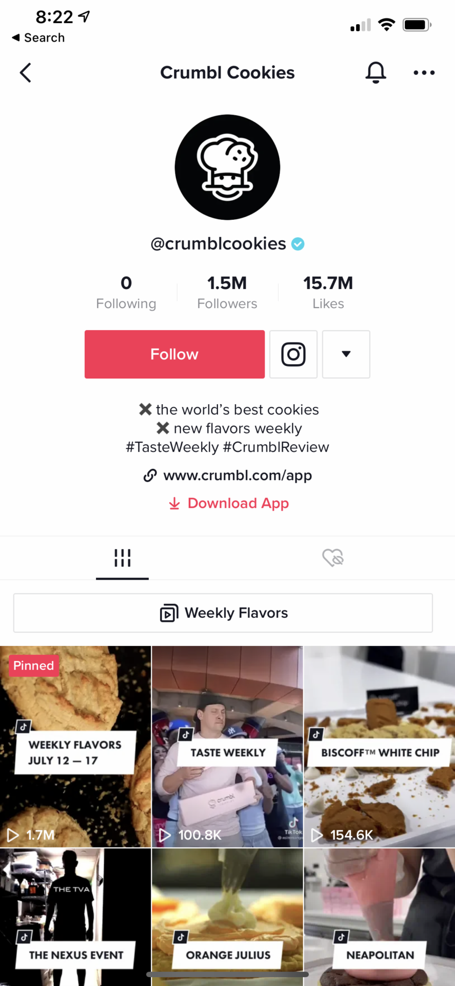 Crumbl Cookies
