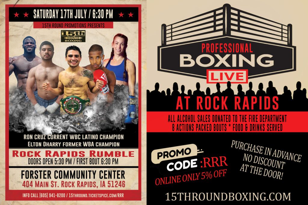 Rock Rapids Rumble, 15th Round Boxing