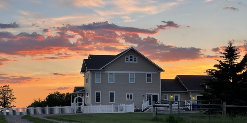Farmhouse charm abounds on acreage minutes from Sioux Falls