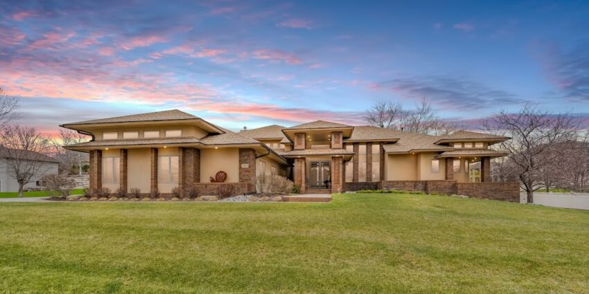Exceptional Frank Lloyd Wright-inspired masterpiece awaits in Crown Pointe