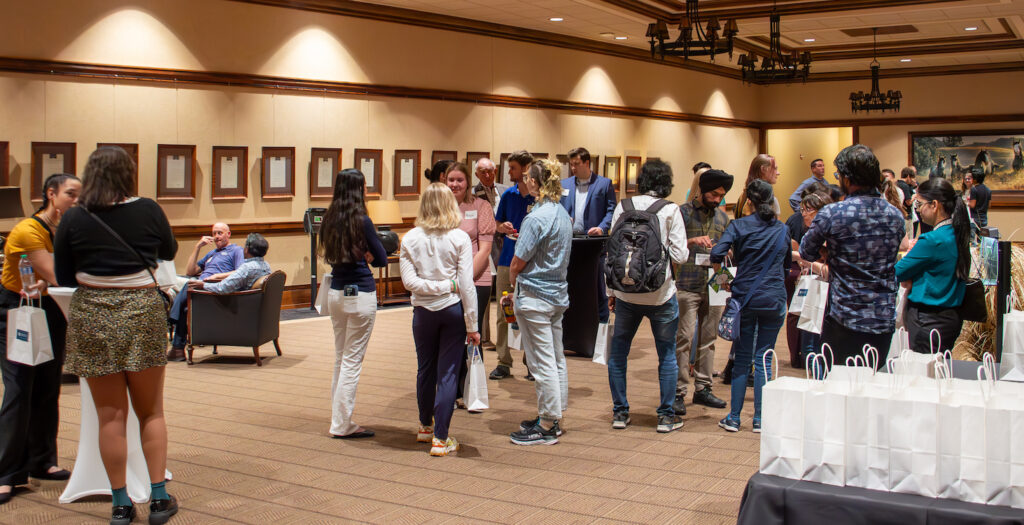 students mingling at SD Biotech/SD EPSCoR Networking Reception