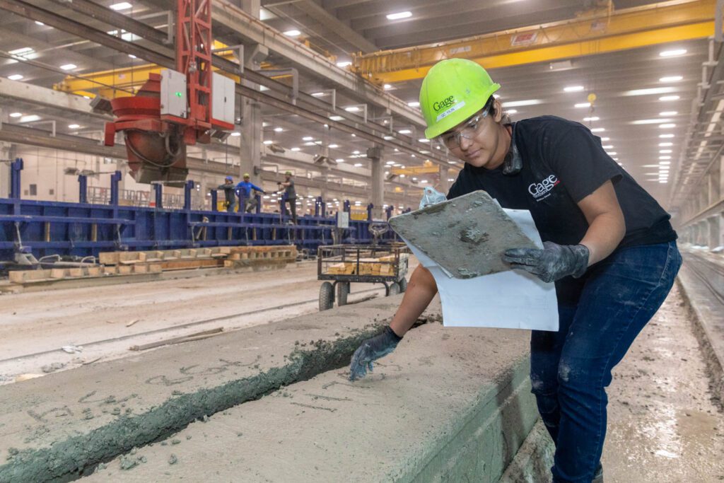 Female worker at Gage Brothers in Sioux Falls SD