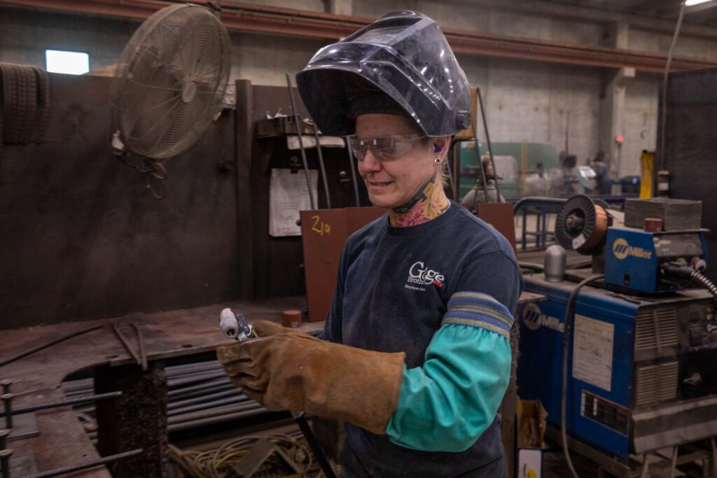 Female Worker at Gage Brothers in Sioux Falls SD